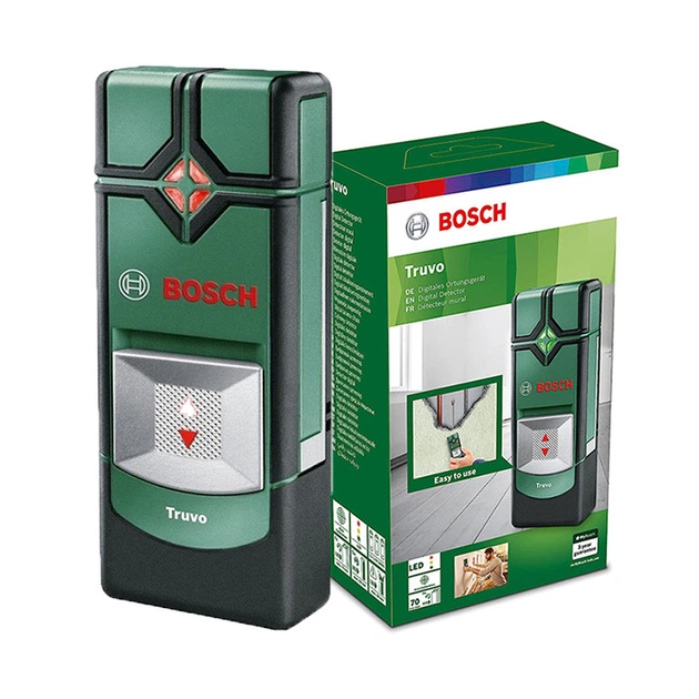 Профессиональный детектор скрытой проводки Bosch 681200 : 70 мм глубина поиска, искатель проводов индикатор