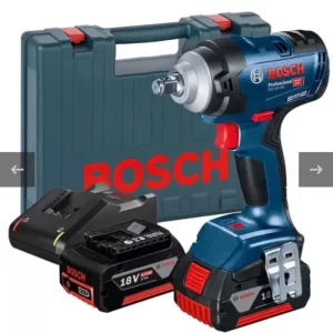 Набор Гайковерт Bosch 18V400 нm 2 ак -5,0 Am