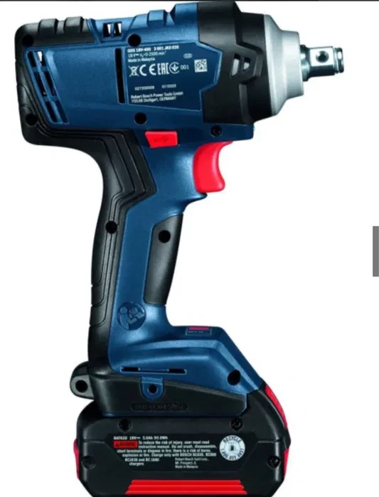Набір Гайковерт Bosch 18V400 нm 2 ак -5,0 Am - Зображення 4