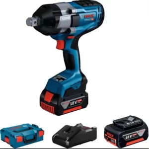 Набор Аккумуляторный ударный гайковерт Bosch GDS 18V-1050 /2 акум 5.0+ З. П