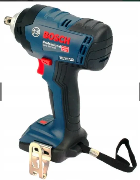 Набор профессиональный Гайковерт Bosch GDS 18V -400 + 2.0 Am /2 шт + зп — изображение 5