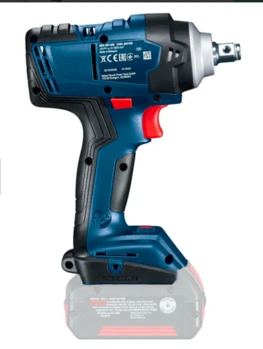 Набор профессиональный Гайковерт Bosch GDS 18V -400 + 2.0 Am /2 шт + зп — изображение 6