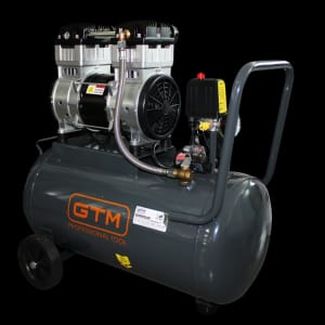 GTM Компресор рес-50л 210л/хв 1,8 кВт 8бар 220В 2 циліндри безмасляний