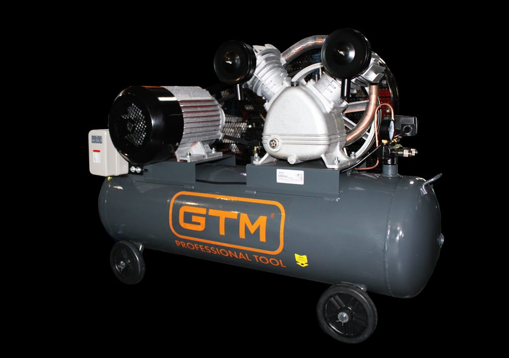 GTM Компрессор рес-120л 800/670л/мин 5,5кВт 10бар 380В 2 цилиндра V-под.