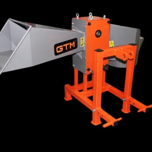 GTM Дроворуб LC-80PTO на ВВП трактора, діам.гілок до 8см, 2 вали з 6 ножами.