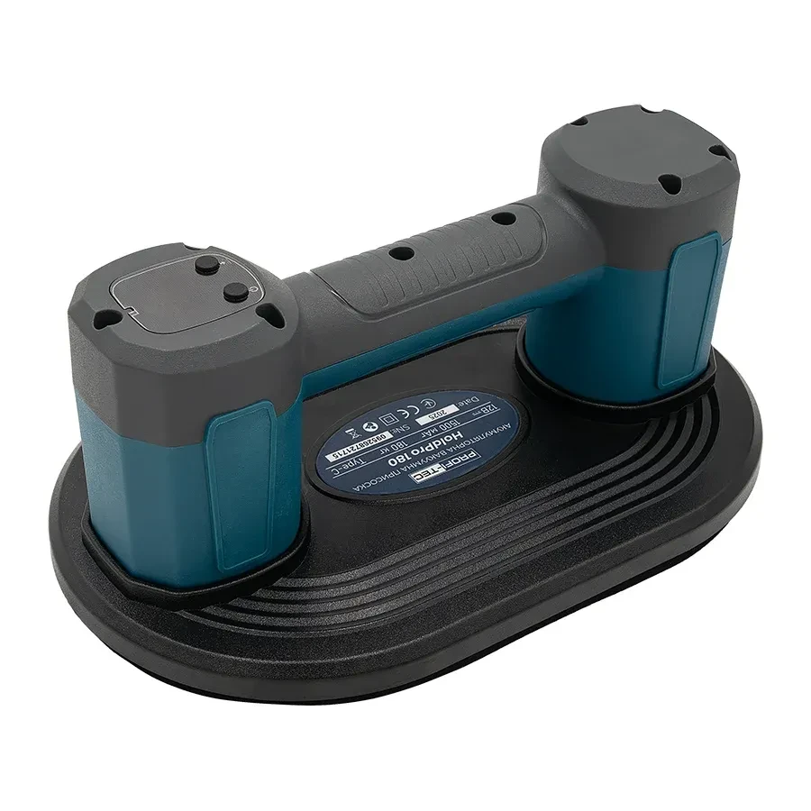 Аккумуляторная вакуумная присоска PROFI-TEC HoldPro 180 (12 В/1.5 Ач, зарядное устройство) — изображение 3