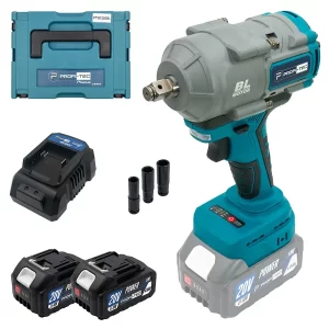 Аккумуляторный гайковерт PROFI-TEC PTW1003BL POWERLine (2×PT2040MP (4.0 Ач), зарядное устройство)