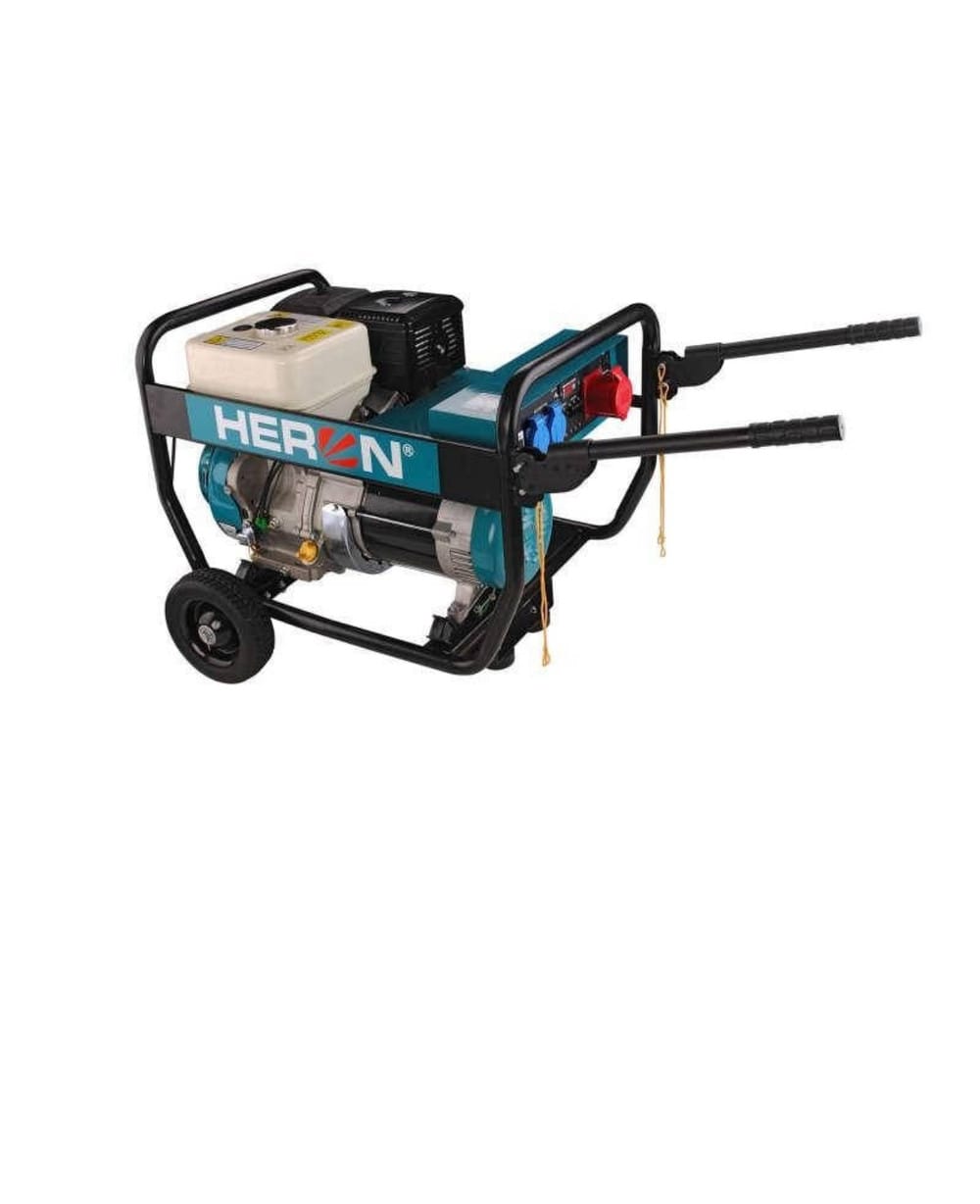 Бензиновый генератор Heron 6.8 / 3 фазы для тяжелых работ