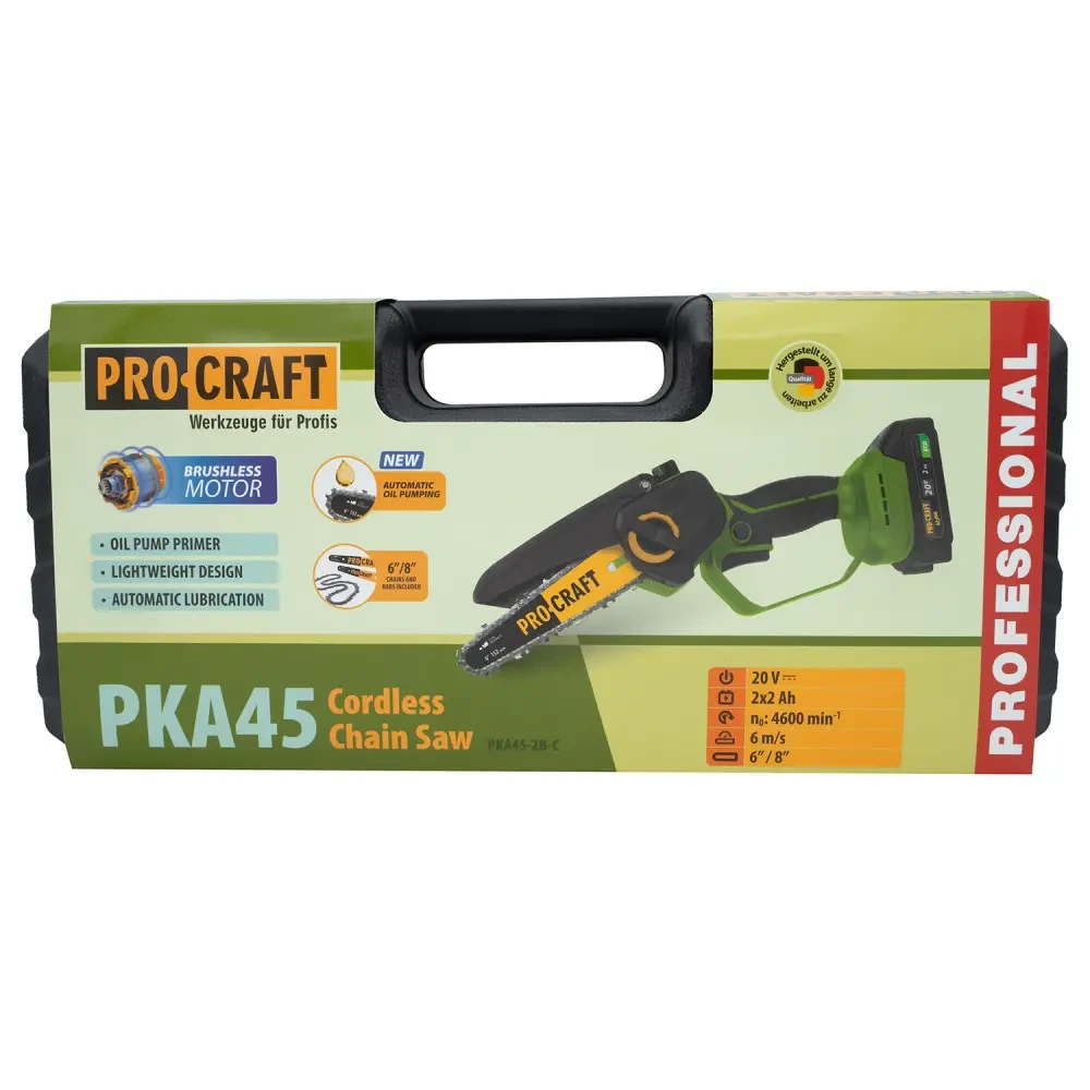 Акумуляторна міні пила Procraft PKA45 (2 акб) Кейс - Зображення 2