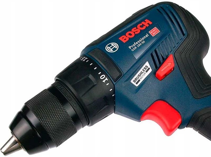 Набор профессиональный аккумуляторная ударная дрель-шуруповерт Bosch GSB 18V-50 L-Case — изображение 3