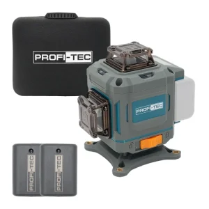 Лазерний нівелір PROFI-TEC PGL 4D 1640 (40 м, 16 ліній, зелений промінь)