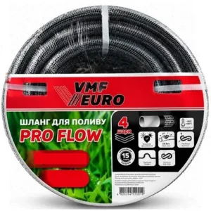 Шланг для поливу VMF EURO Pro Flow 3/4",30м,25 bar, 4 шар(армований)