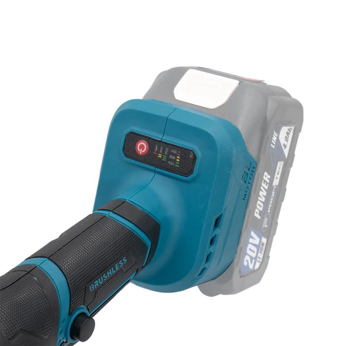 Аккумуляторная угловая шлифмашина PROFI-TEC PGA202 POWERLine (без аккумулятора и зарядного устройства, кейс) — изображение 2