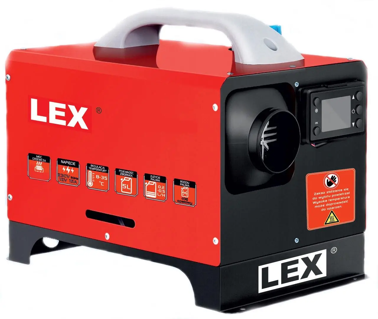 Обігрівач автономний дизельний LEX LXOH12KW 12кВт