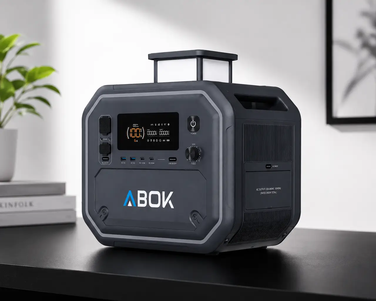 Зарядна станція ABOK 2500W. Ємність 2160 Ват/год, Абок 2500Вт - Зображення 5
