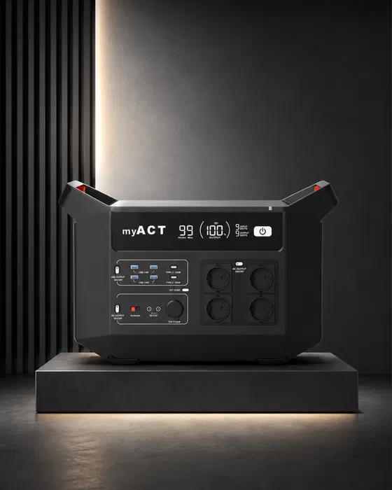 Зарядна станція myACT AP3000 3000W, Ємність 2880 Вт/год - Зображення 2