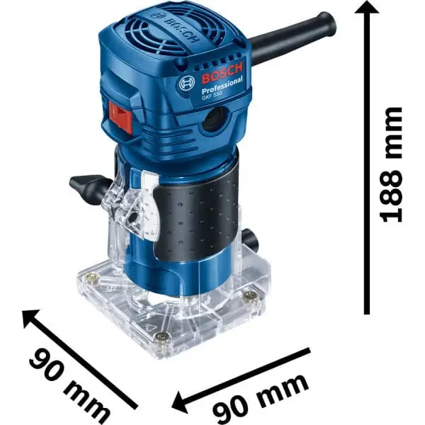 Кромочный фрезер BOSCH GKF 550 Professional — изображение 6