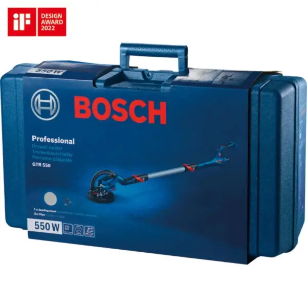 Шлифмашина для стен и потолка BOSCH GTR 550 Professional — изображение 6