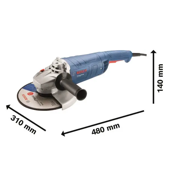 Угловая шлифмашина Bosch GWS 2200 Professional, 180 мм — изображение 4
