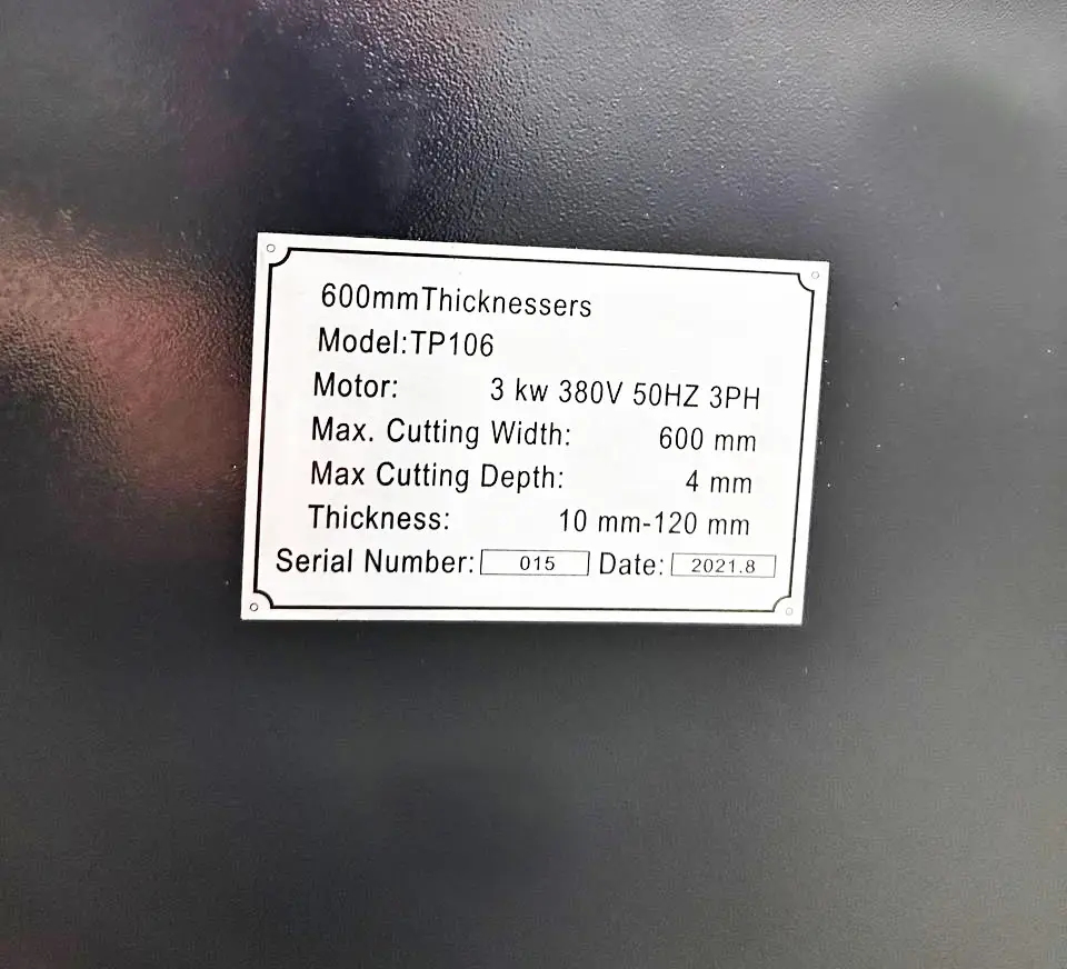 GTM Рейсмусний верстат TP106 3,0 кВт 380В, 600мм, 4500об/хв. - Зображення 5