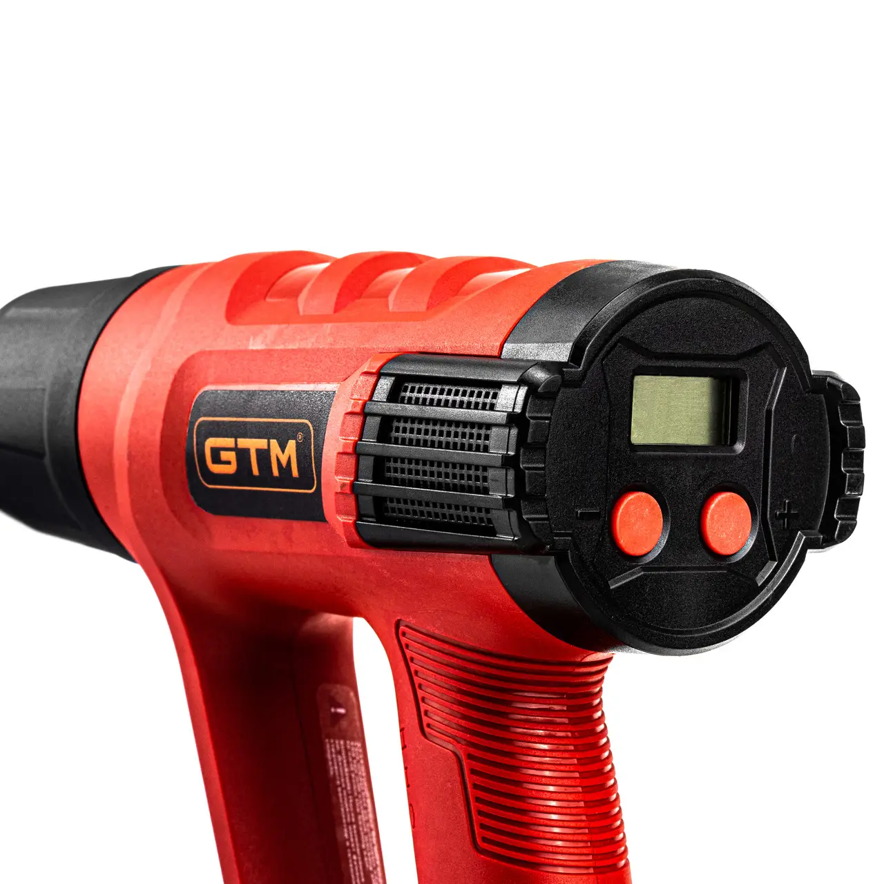 GTM Термоповітродувка HG2000EM, 2000Вт, 80-600С, 300/500л/хв, LCD-дисплей - Зображення 2