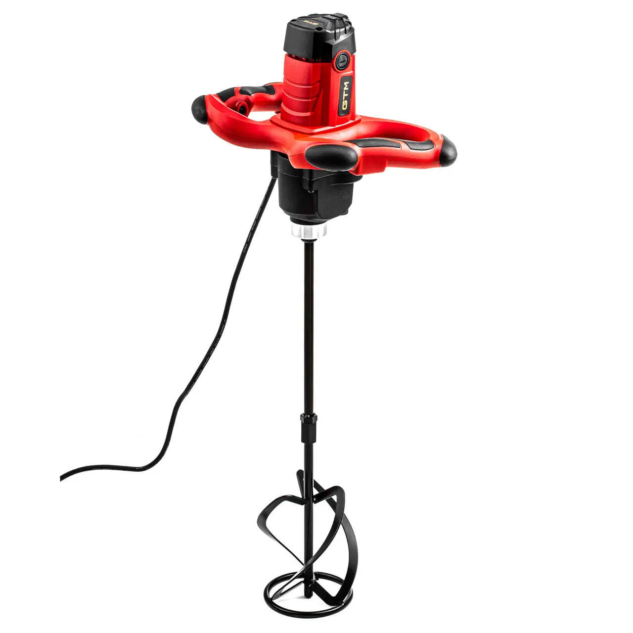 GTM Міксер MX-100/1600EM, 1600Вт, М14,2 швидкості 180-400об/хв, 300-700об/хв