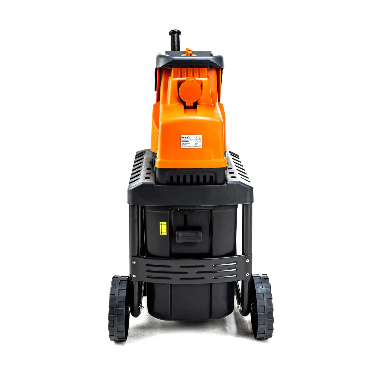 GTM Измельчитель садовый DS2800/45, 220В, 2800Вт, ветки до 45мм, ножи, контейнер 60л - Зображення 3