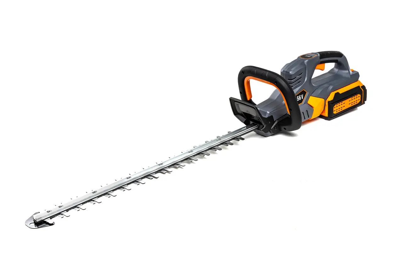 GTM Ножницы для кустов акум. HT56/560BL KIT, 56В, лезвия-56см, расстояние между лезвиями 33мм, акум. 2,5А*ч + зарядное устройство — изображение 4