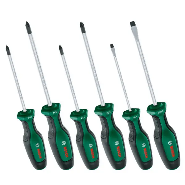 Набор отверток Bosch SL/PH/PZ, 6 шт — изображение 2