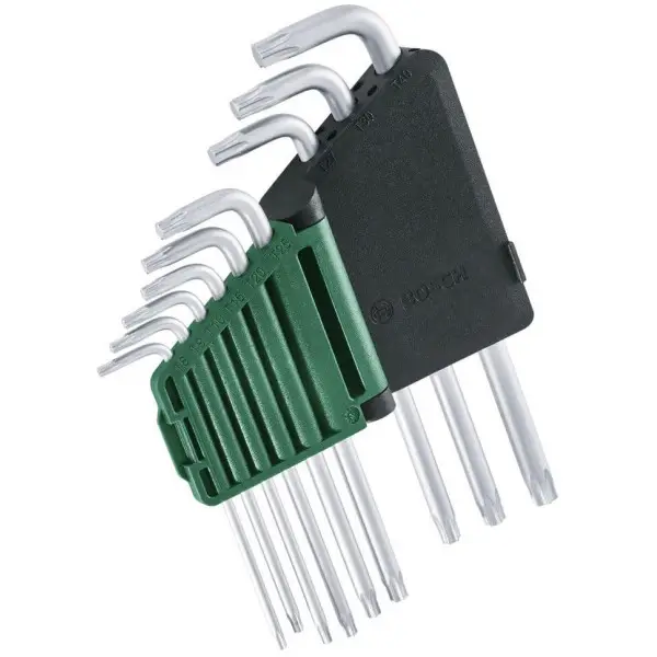 Набір ключів зіркоподібних Bosch Torx, 9 шт. - Зображення 2