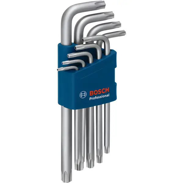 Набор шестигранных ключей Bosch Torx Professional, 9 шт.
