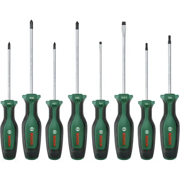 Набор отверток Bosch SL/PH/PZ/Тх, 8 шт