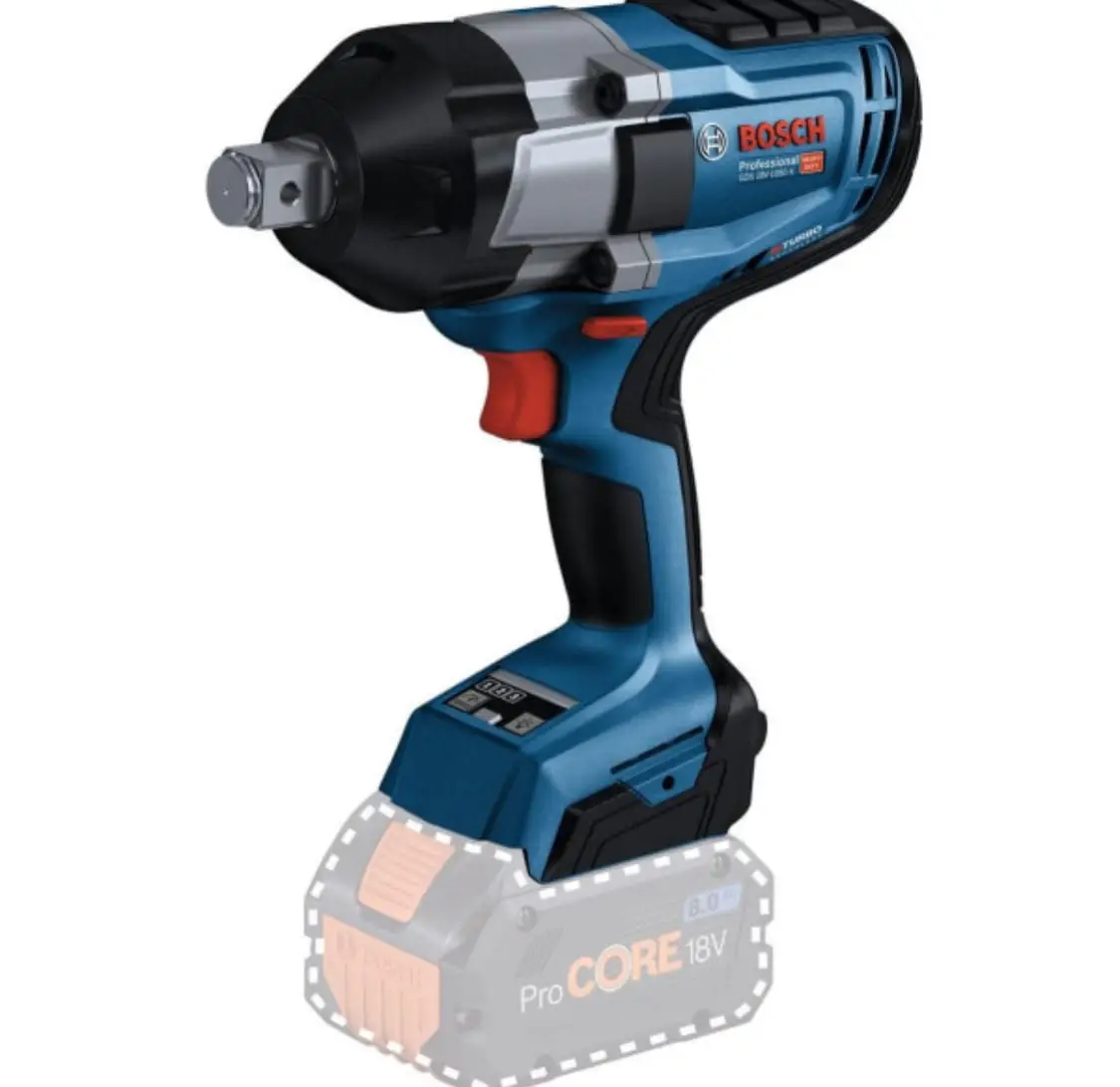 Набор Аккумуляторный гайковерт Bosch GDS 18V-1000 с 2 акб GBA 18V 5 Ah, з/п GAL 1880 CV — изображение 10