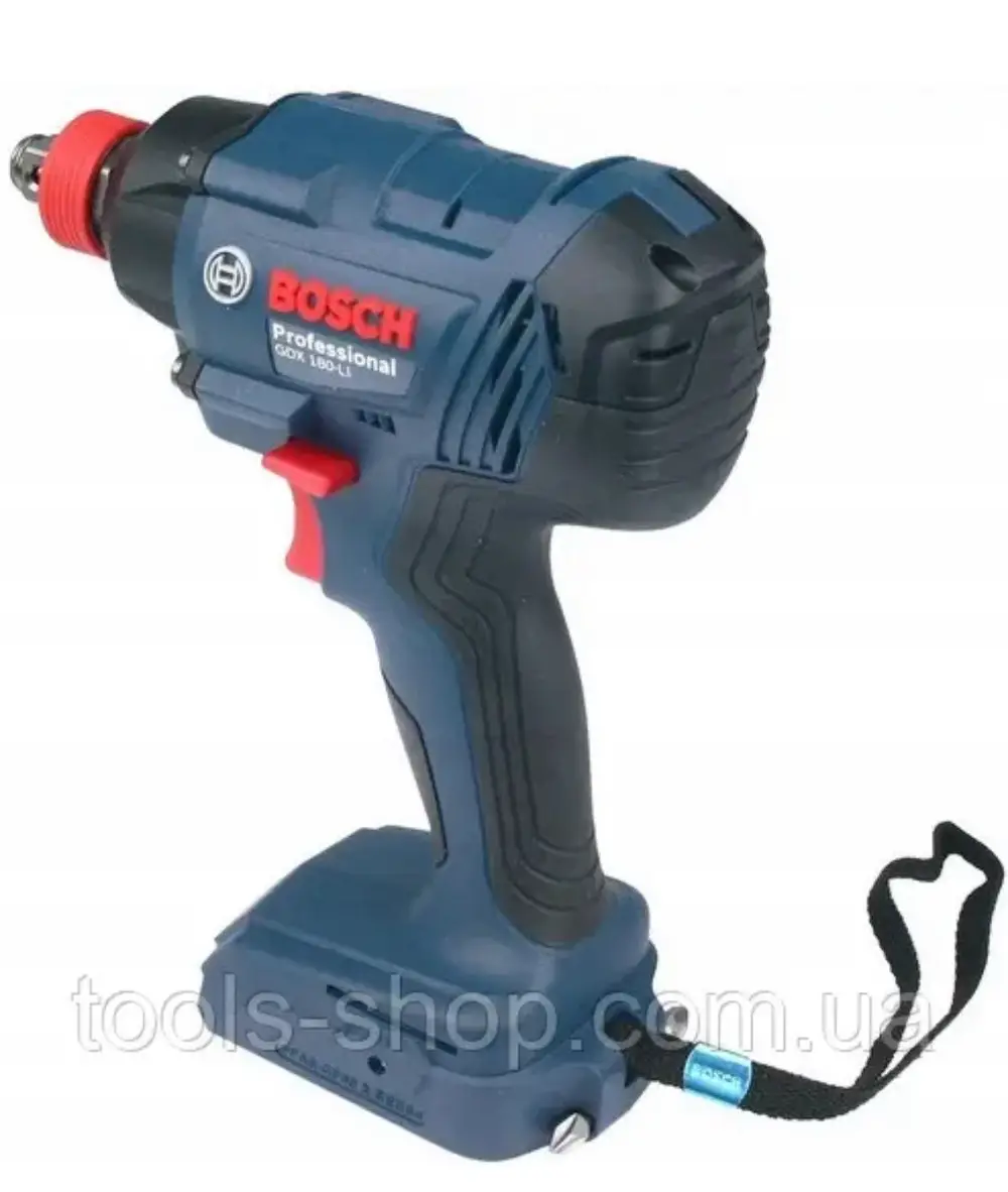 Професійний гайкокрут ударний акумуляторний Bosch Professional GDX 180-LI: без АКБ, 180Нм - Зображення 3