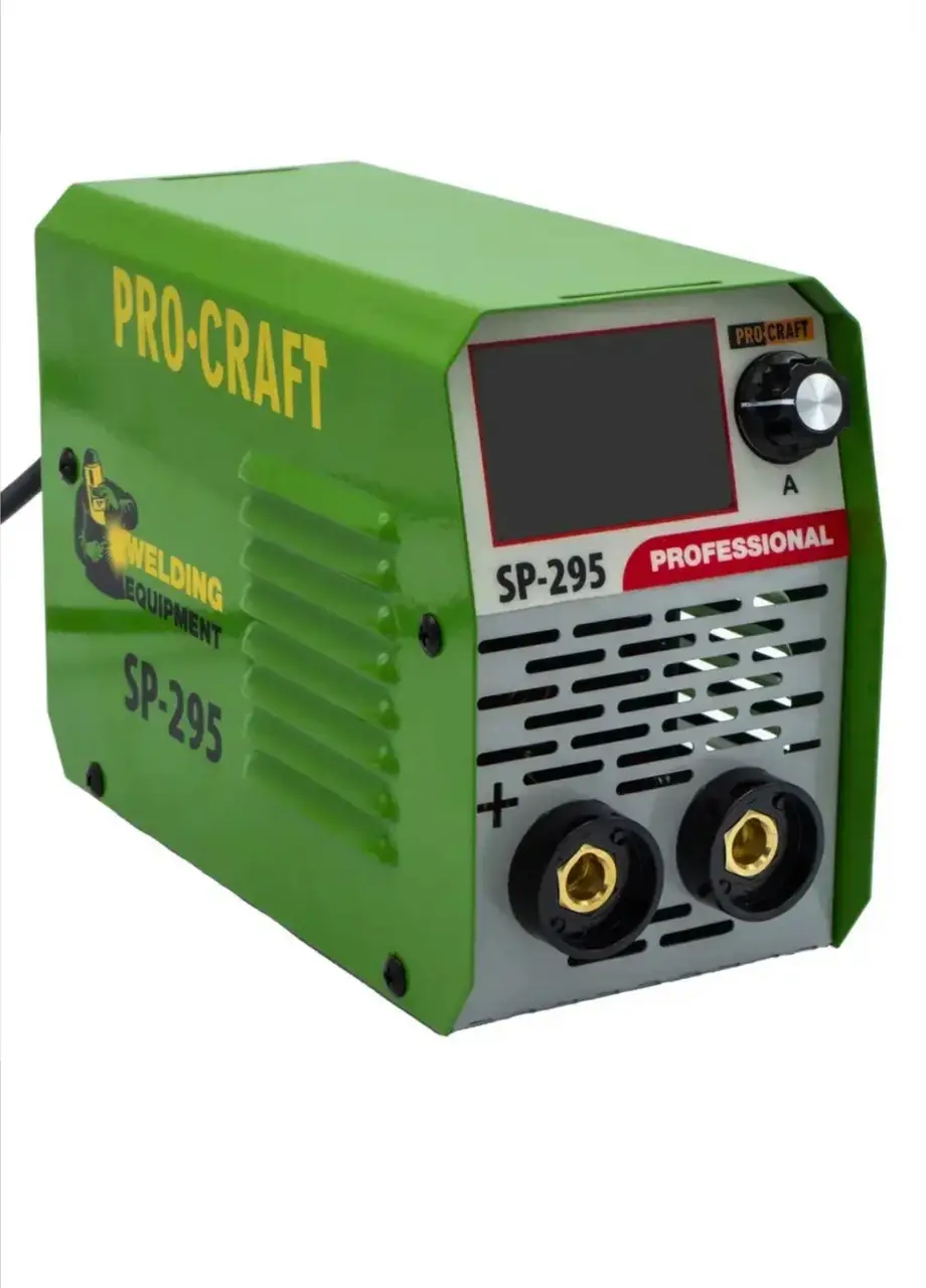 Профессиональный мощный сварочный инвертор Procraft SP295 NEW (картон)