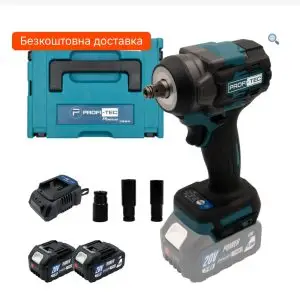 Аккумуляторный гайковерт PROFI-TEC PTW502