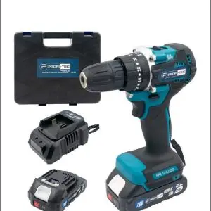 Аккумуляторный шуруповерт PROFI-TEC 20V PCD4020 (2 х PT2020MP (2.0Аг), зарядное устройство BC20V, кейс)