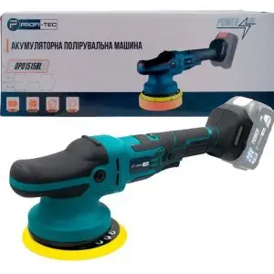 Акумуляторна ексцентрикова полірувальна машина PROFI-TEC DPO1515BL