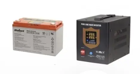 Комплект ДБЖ Кемот 800+ Гелевий Rebel 12V 100ah LCD