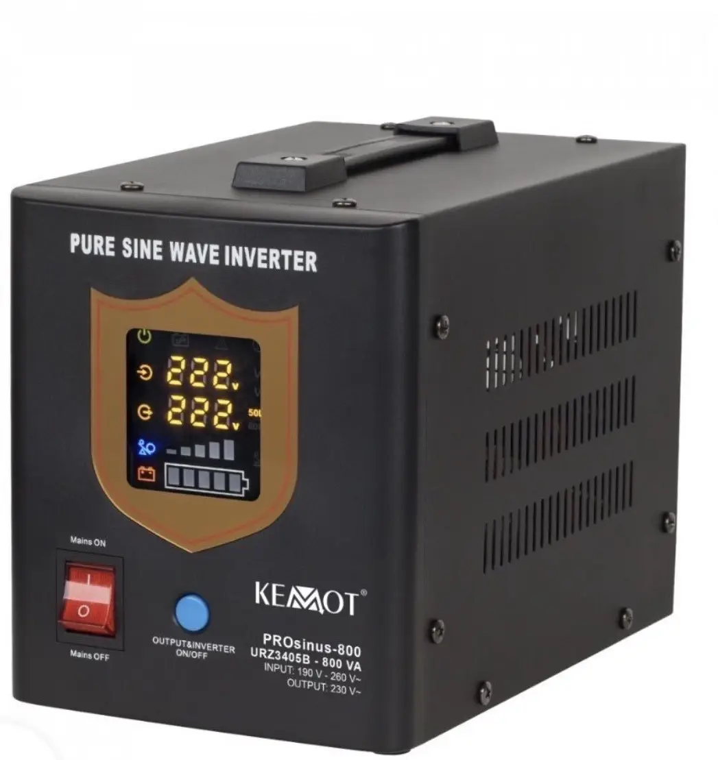 Комплект ДБЖ Кемот 800 + Гелевий Rebel 12V 100ah LCD — изображение 5