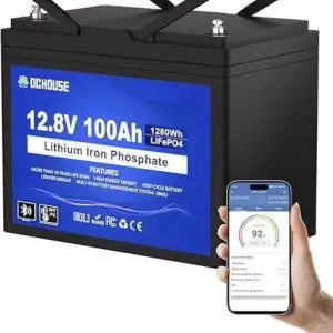 Акумулятор залізо фосфат 100А/12v DC HOUSE