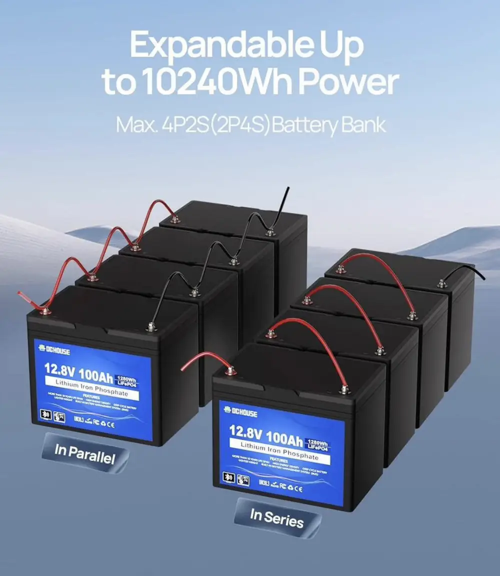 Акумулятор залізо фосфат 100А/12v DC HOUSE - Зображення 2