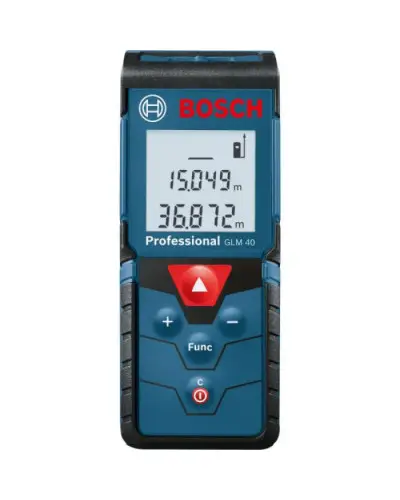 Лазерний далекомір Bosch GRT GLM 40 - Зображення 3