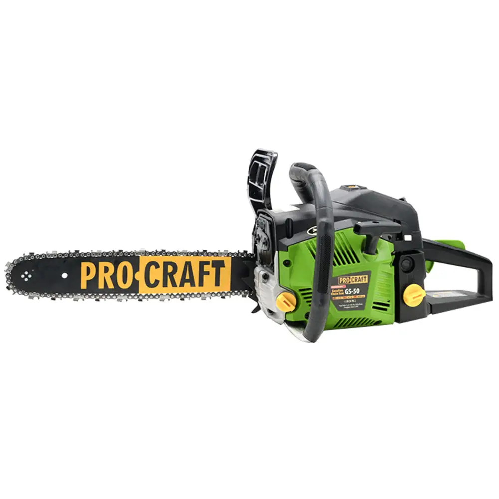 Бензопила Procraft GS50/2 (2 шина, 2 цепи - 40, 45)
