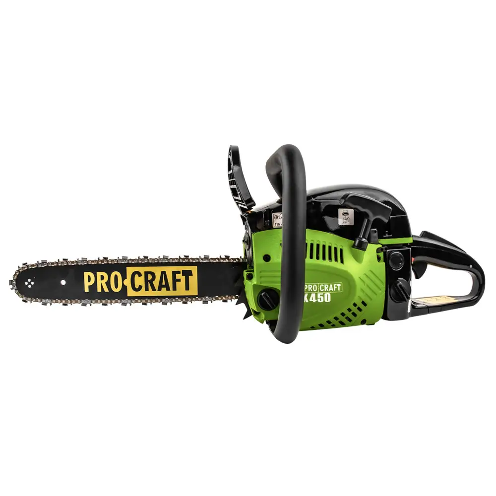Бензопила Procraft K450 (Шина+цепь 45, шина+цепь 40)