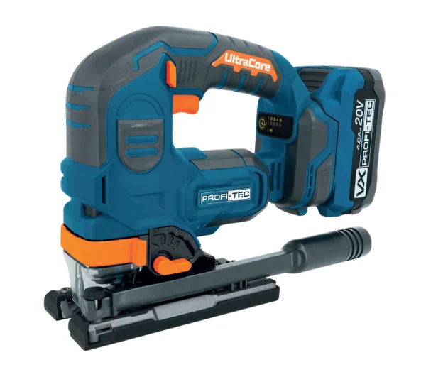 Акумуляторний лобзик PROFI-TEC PJS120 (1×PT2030VX (3.0 Aг), зарядний пристрій, кейс