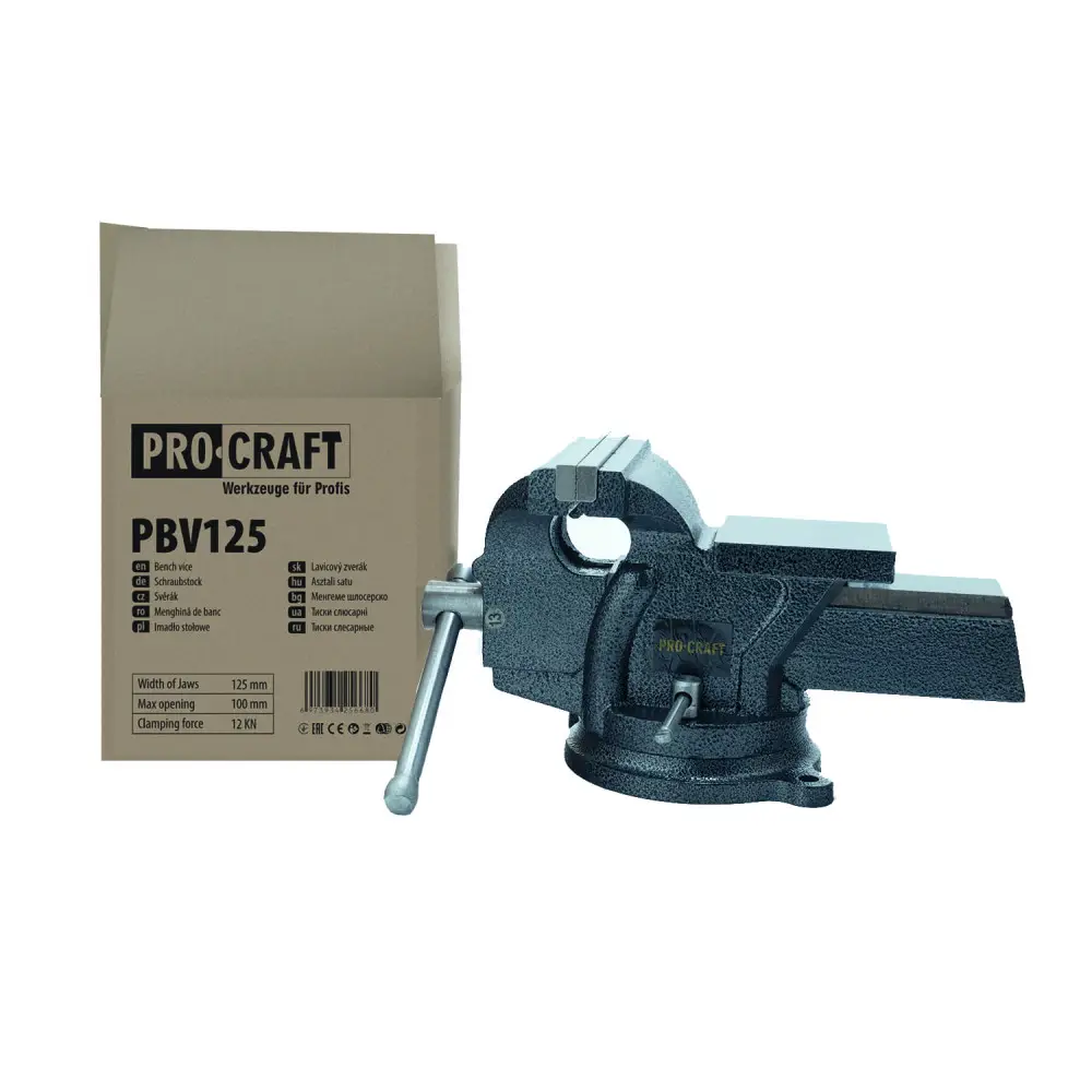 Лещата слюсарні Procraft PBV125 - Зображення 2