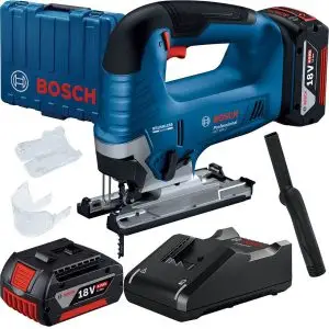 Акумуляторний лобзик Bosch GST 185-LI Professional з 2 акб 4 Ah і з/п, в кейсі