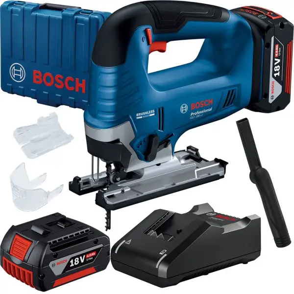 Акумуляторний лобзик Bosch GST 185-LI Professional з 2 акб 4 Ah і з/п, в кейсі - Зображення 7