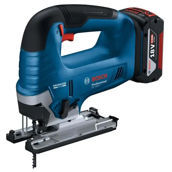 Акумуляторний лобзик Bosch GST 185-LI Professional з 2 акб 4 Ah і з/п, в кейсі - Зображення 6